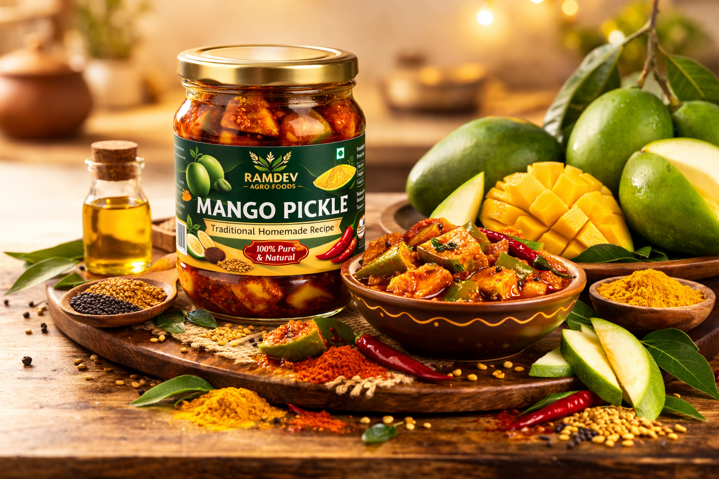 Mango Pickle (Homemade)