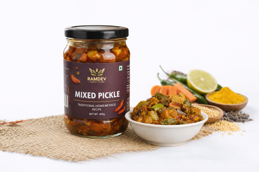 Mixed Vegetable Pickle (Homemade)